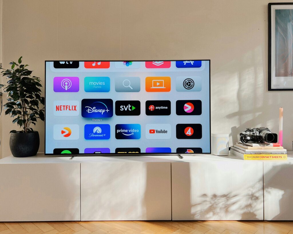 TV in a living room